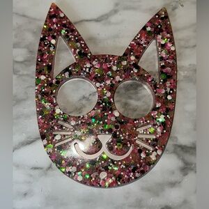 Cat keychain self defense (Material Girl) - NEW